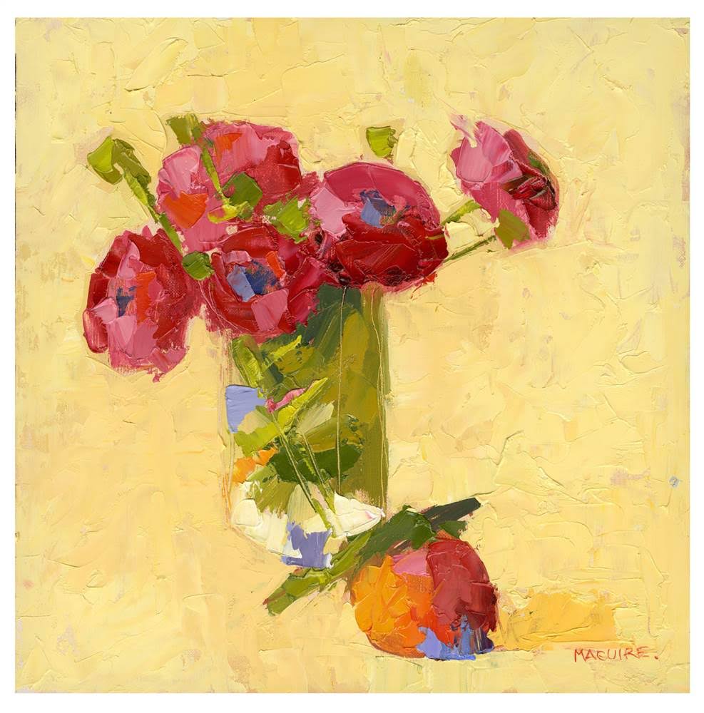Trademark Fine Art Ic02222-C1818Gg Carol Maguire 'Spring Floral' Canva
