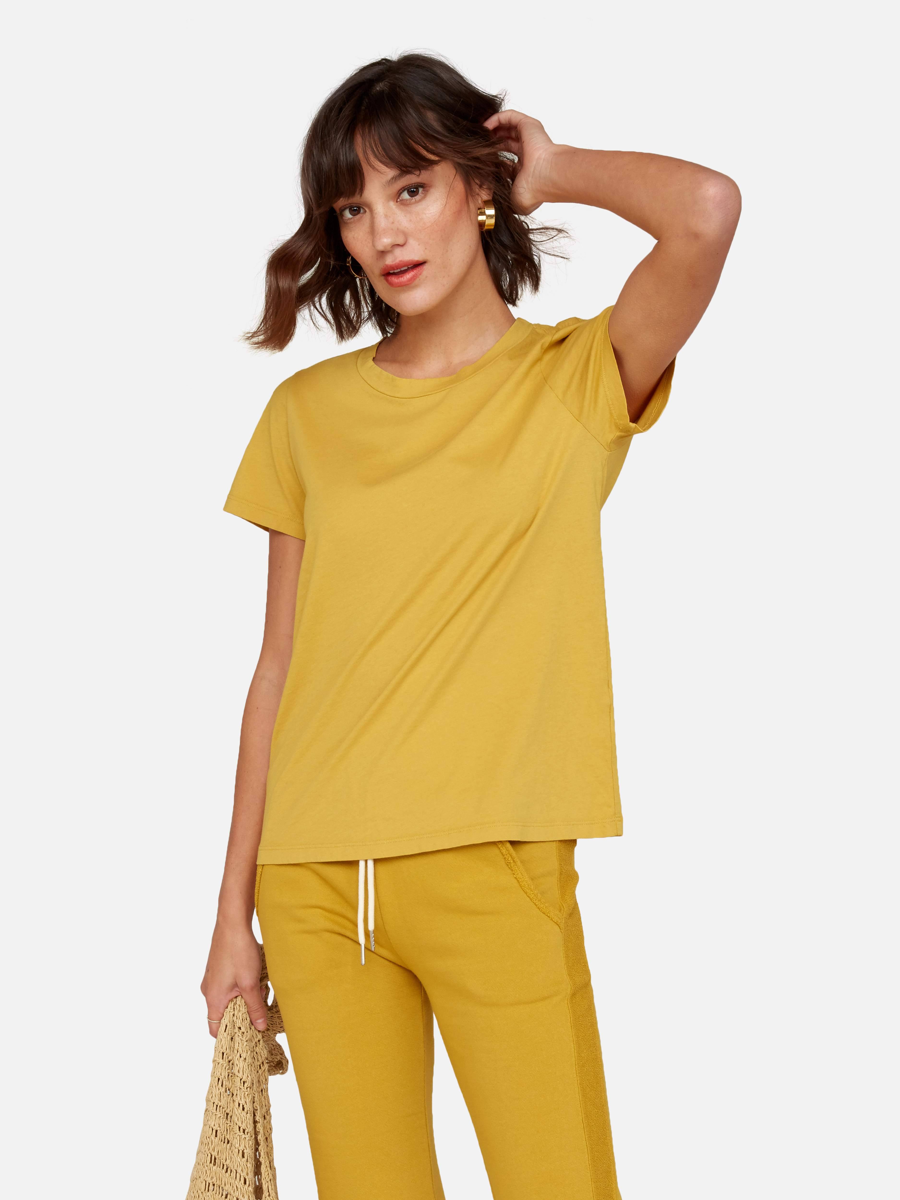 Organic Cotton Classic Tee Saffron / Xs