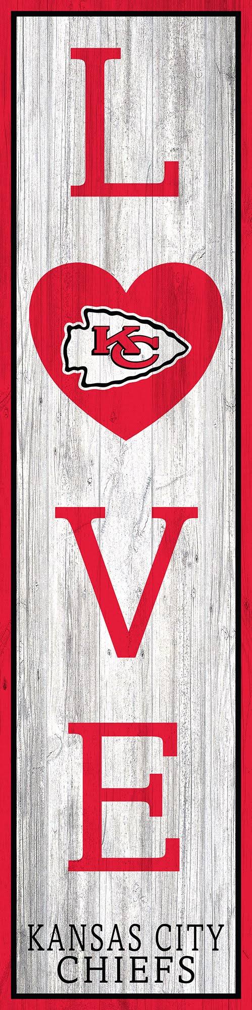 Fan Creations Kansas City Chiefs 48-in Love Leaner | N1026L-KCC