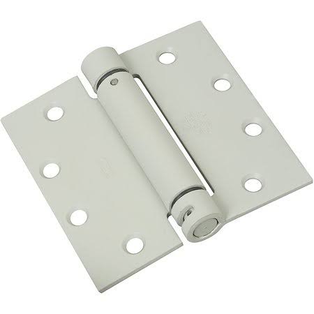 National Hardware N236-013 Commercial Spring Door Hinge 4-1/2 inch Square Corner Prime Coat