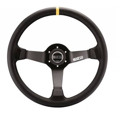 Sparco Steering Wheel 345 Suede Black | 015R345MSN