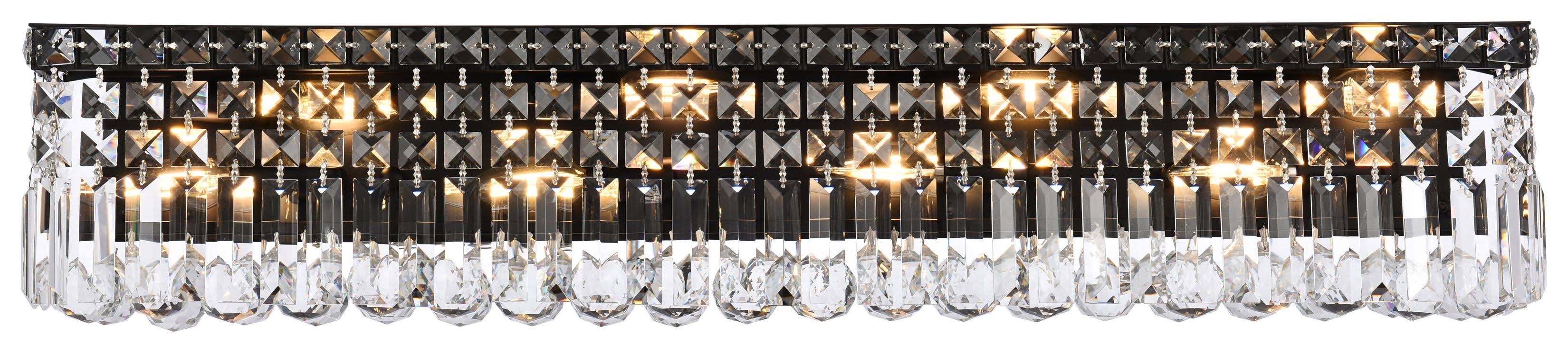 Elegant Lighting V2032W36BK-RC 36 in. Maxime Wall Sconce Black