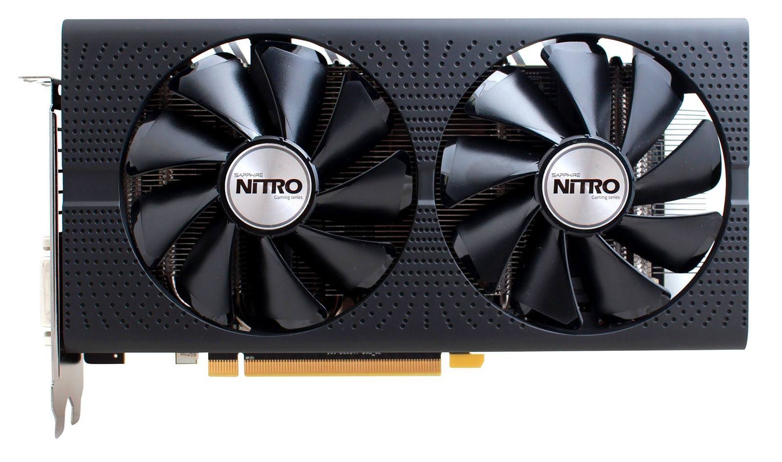 Sapphire 11260-20-20G Nitro Radeon RX 480 8g D5 OC Graphic Card
