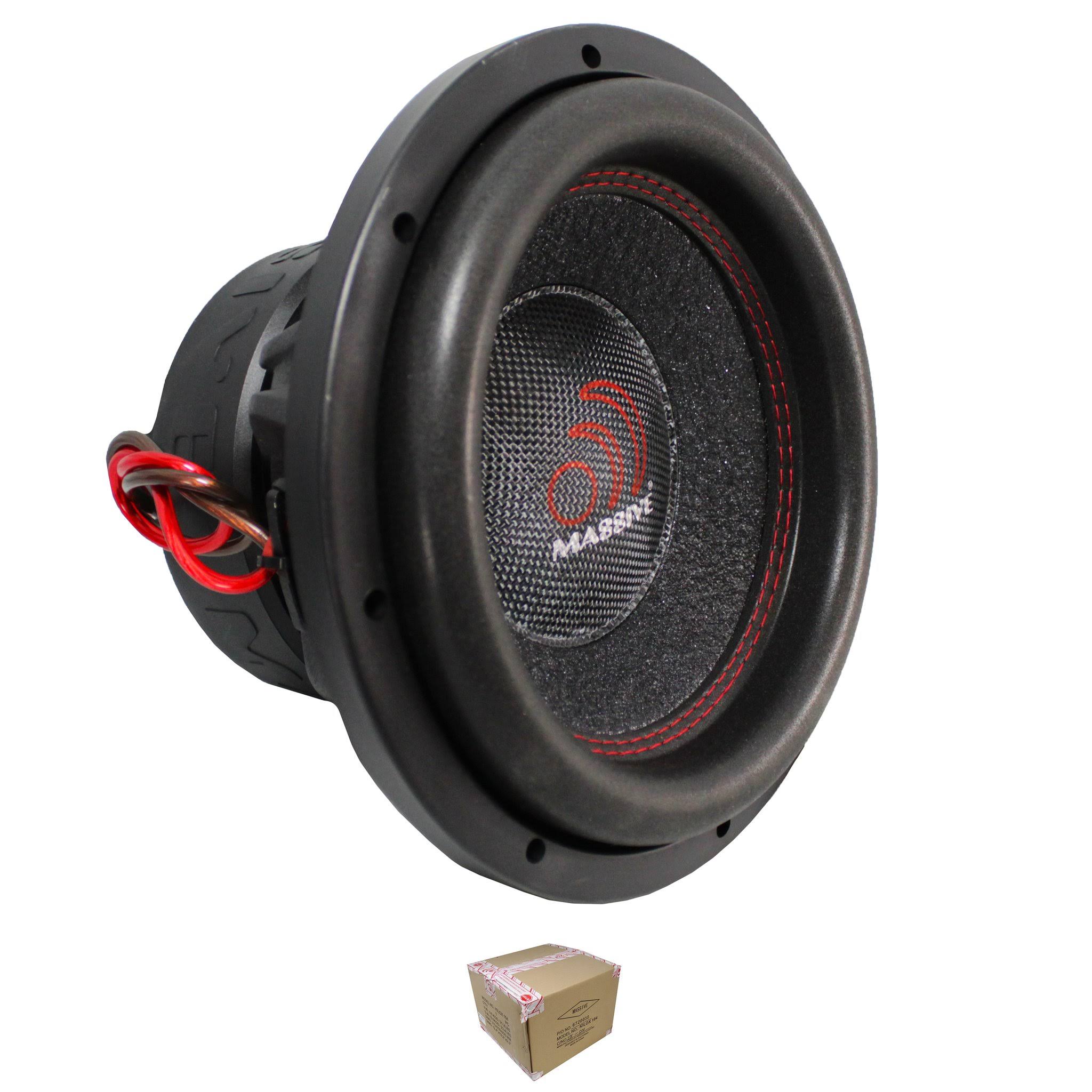 Massive Audio KILOX104 10x22 2000 Watt Dual 4 Ohm Voice Coil Subwoofer