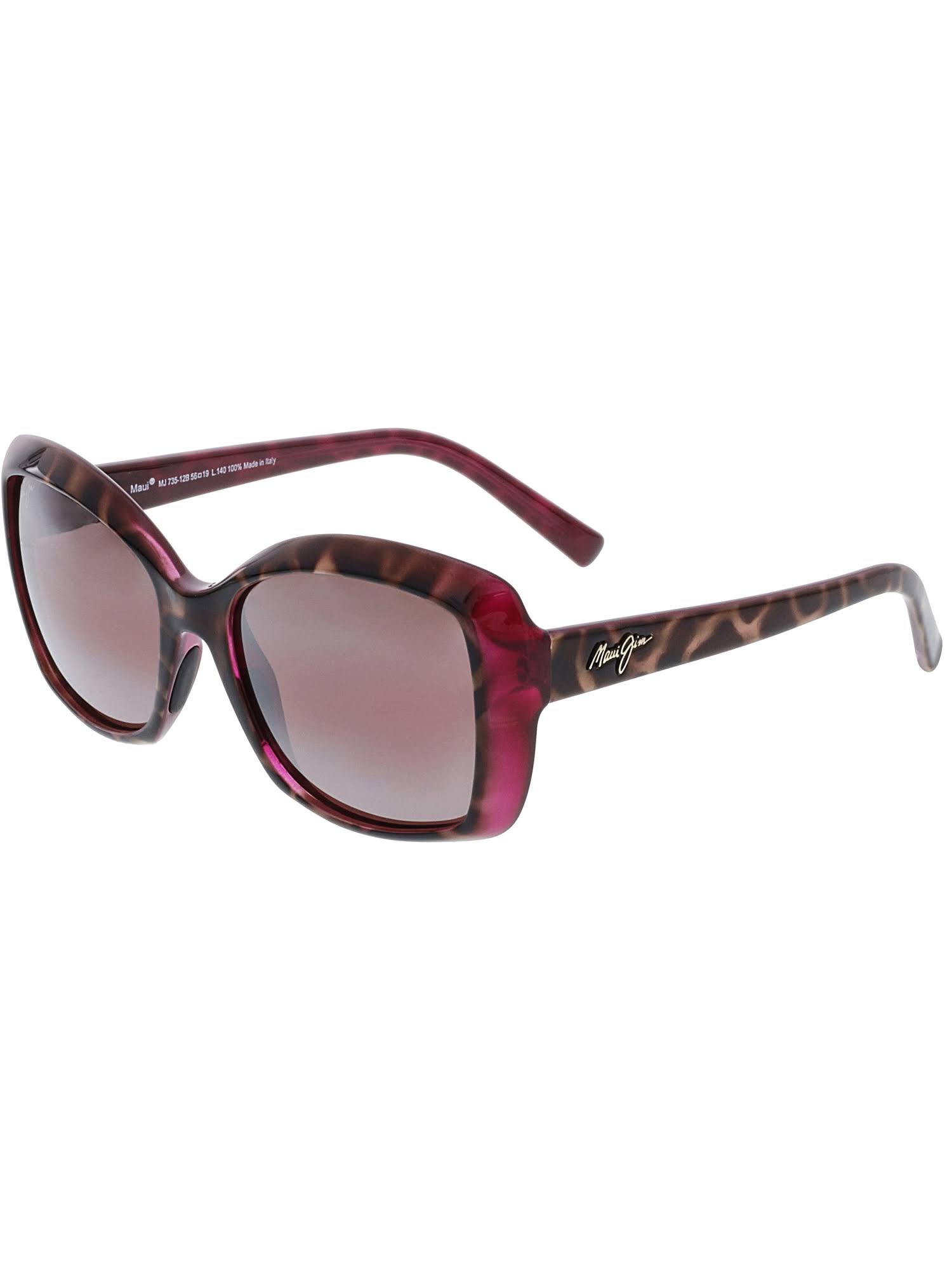 Maui Jim Sunglasses Orchid (R735-12B) Tortoise w/Raspberry 56 mm