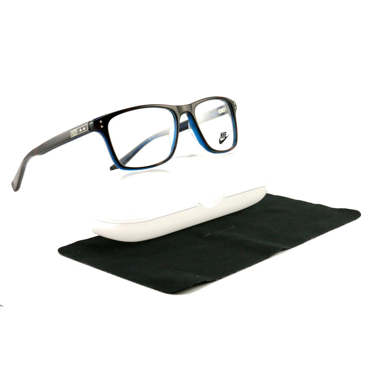 Nike Eyeglasses 7222 230 Tortoise Crystal Blue 52 mm
