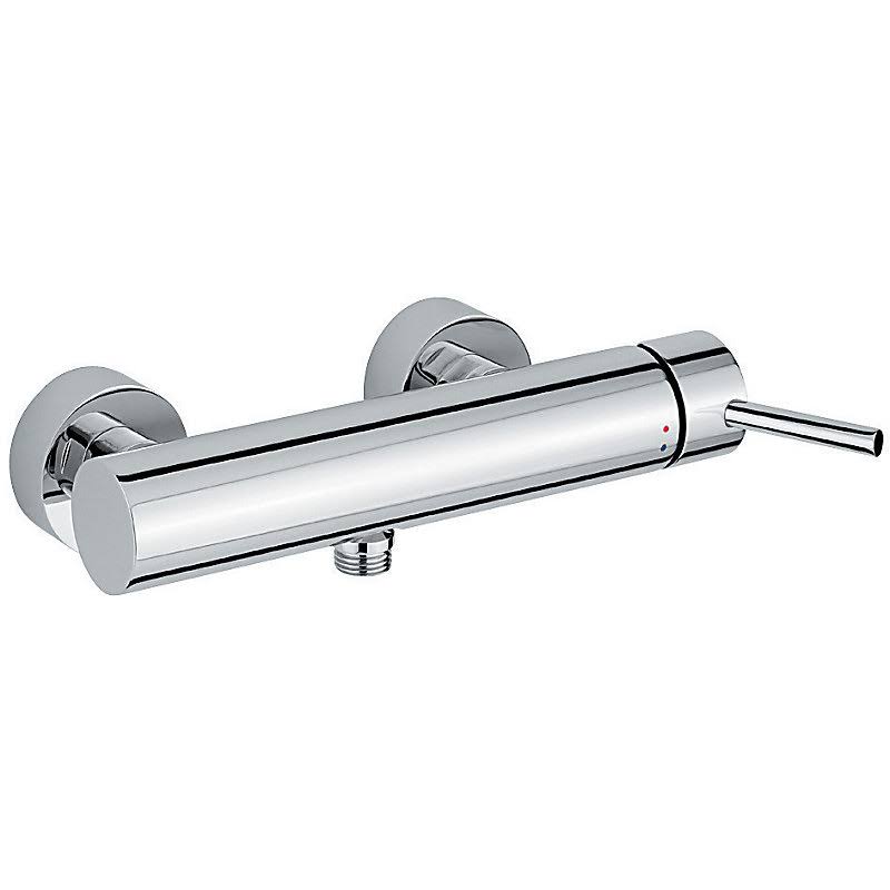 WS Bath Collections Linea Single Handle Wall Mount Tub Only Faucet Trim Bathroom Lever Handle