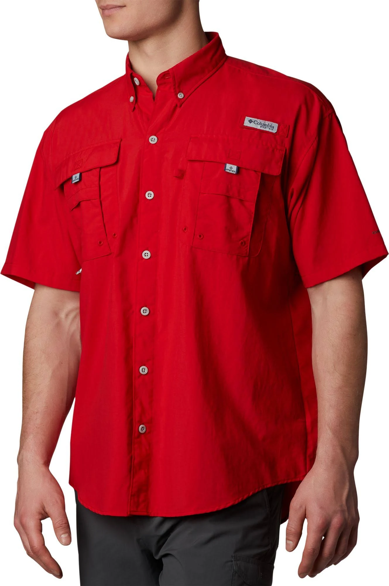Columbia Men's Bahama II Short Sleeve Shirt - Red Spark - XL