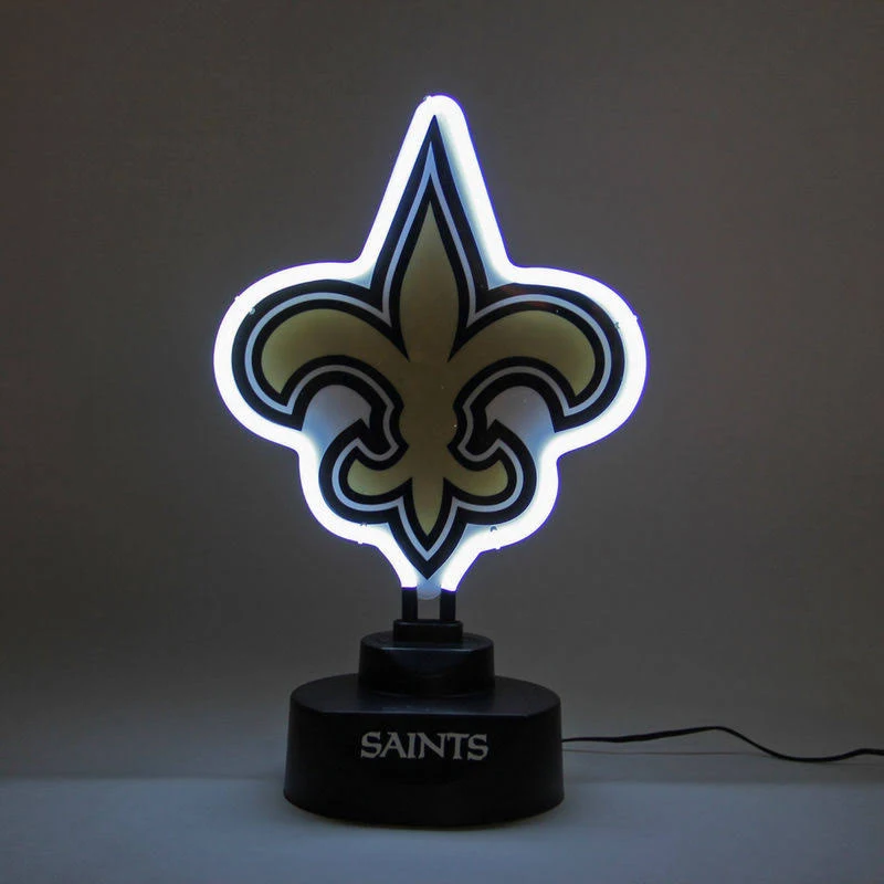 The Memory Company New Orleans Saints Team Logo Neon Lamp