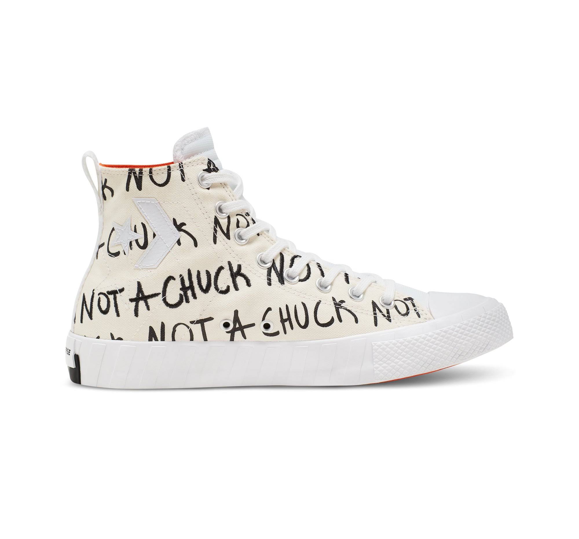 Converse UNTITL3D Hi Off-White/Black Men's Shoes, Size: 11