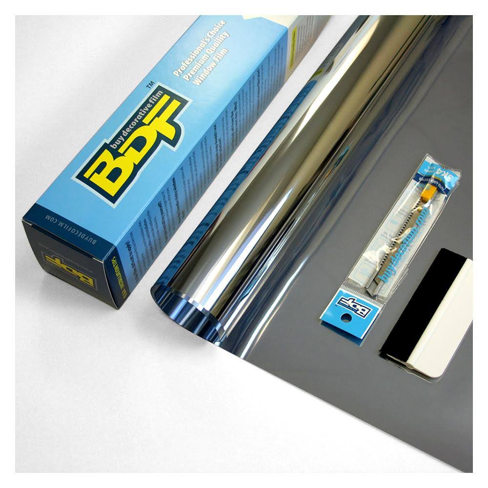 Bdf Exs15 Exterior Window Film Privacy and Sun Control Silver 15, Dark - 48in x 14ft