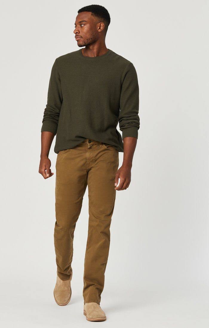 Mavi Men&s Zach Reg-rise Straight Leg Twill Pant - Kangaroo - 42x36