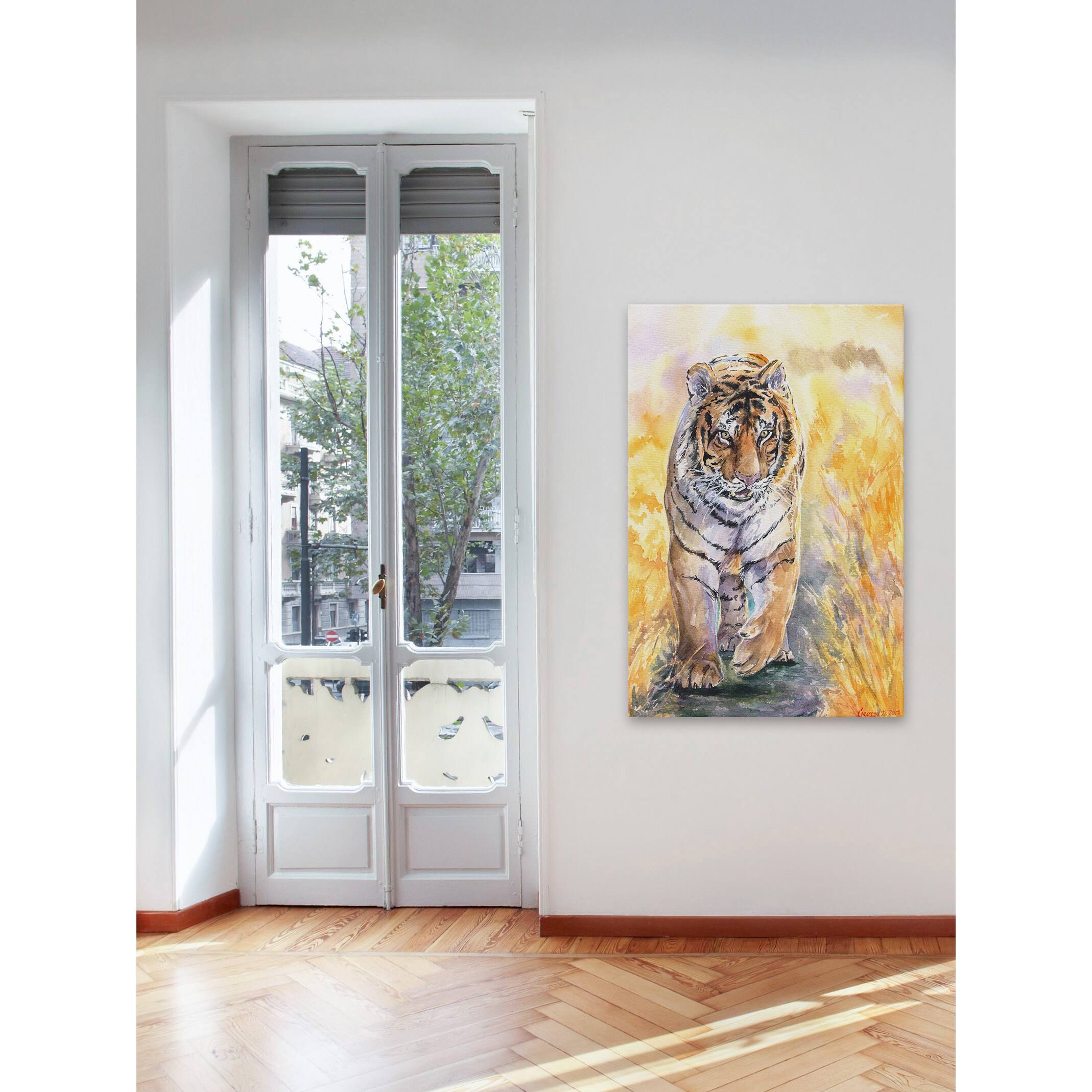 Marmont Hill - Handmade Taj Mahal Print on Wrapped Canvas - 24 x 36