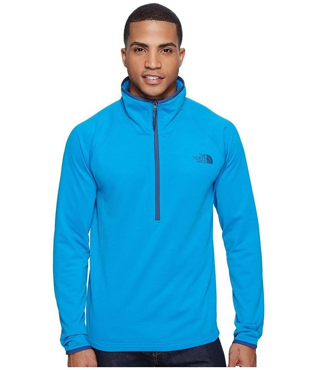 The North Face Men's Borod 1/4 Zip Hyper Blue M