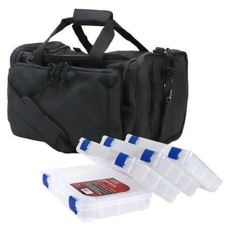 Osage River Deluxe Tackle Bag with 4 Tackle Box Organizers, Heavy Duty Fishing Tackle Storage, Men's, Size: Standard (18 x 13 x