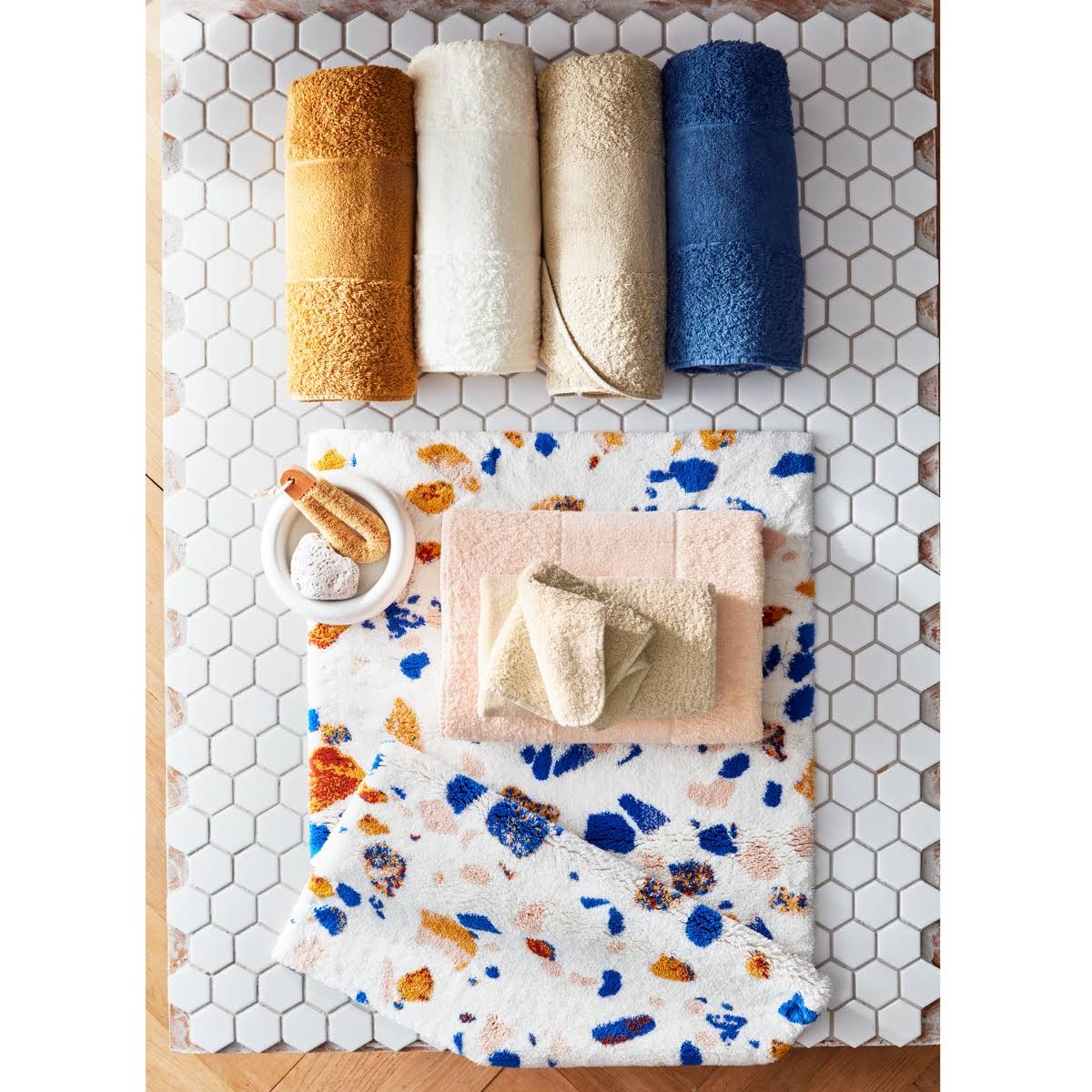 Abyss Super Line Bath Sheet - Navy