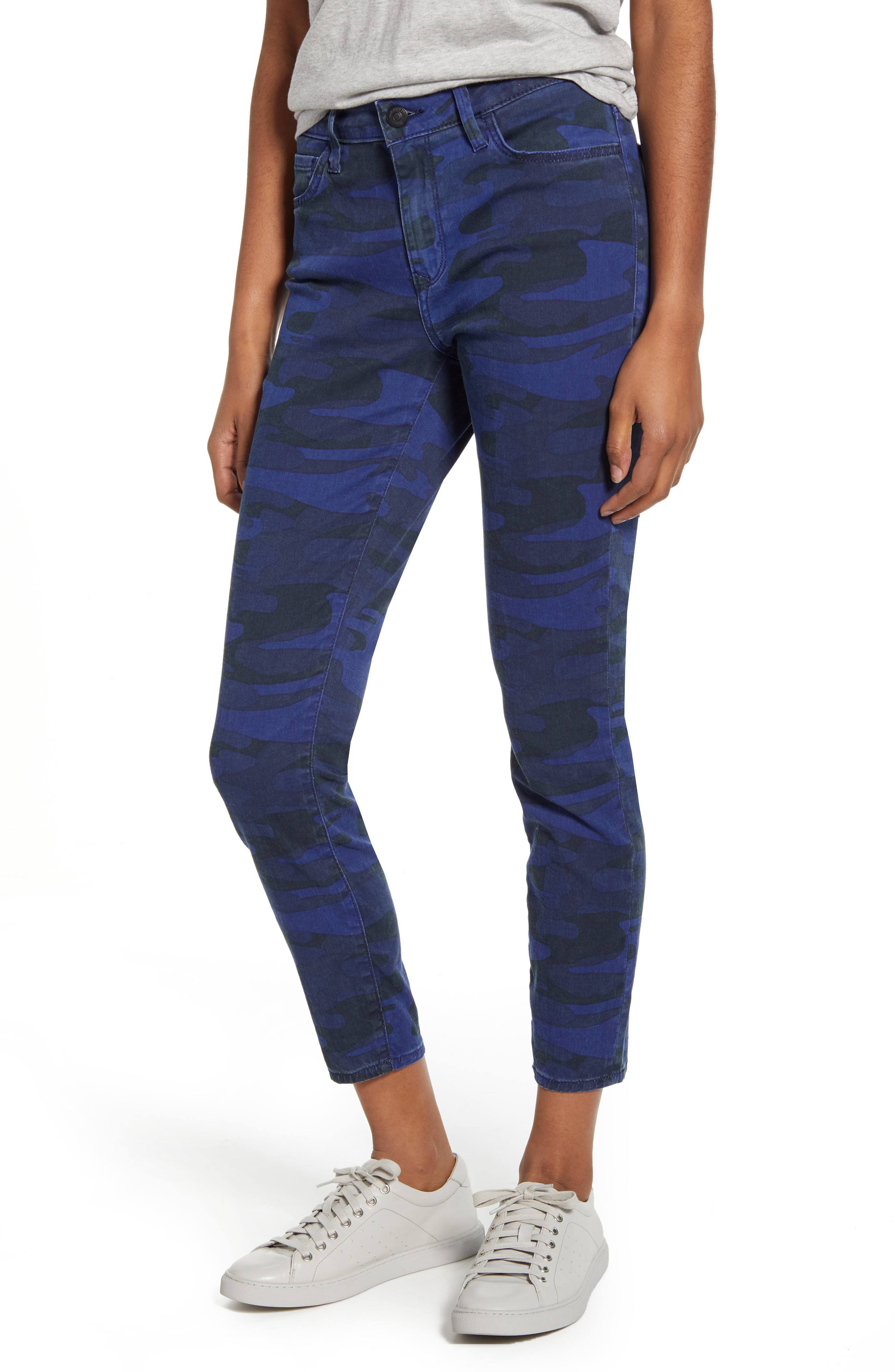 Mavi-Jeans Tess High-Rise Super Skinny in Cobalt Camo Cobalt Camo / 25