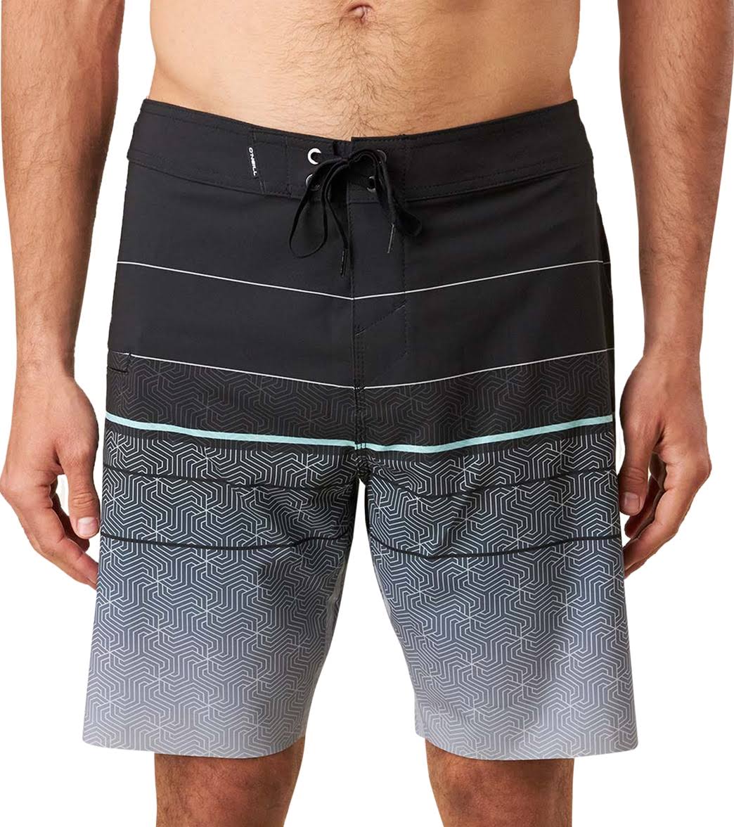 O&Neill Hyperfreak Nomad 19x22 Boardshorts Men's Graphite, 34