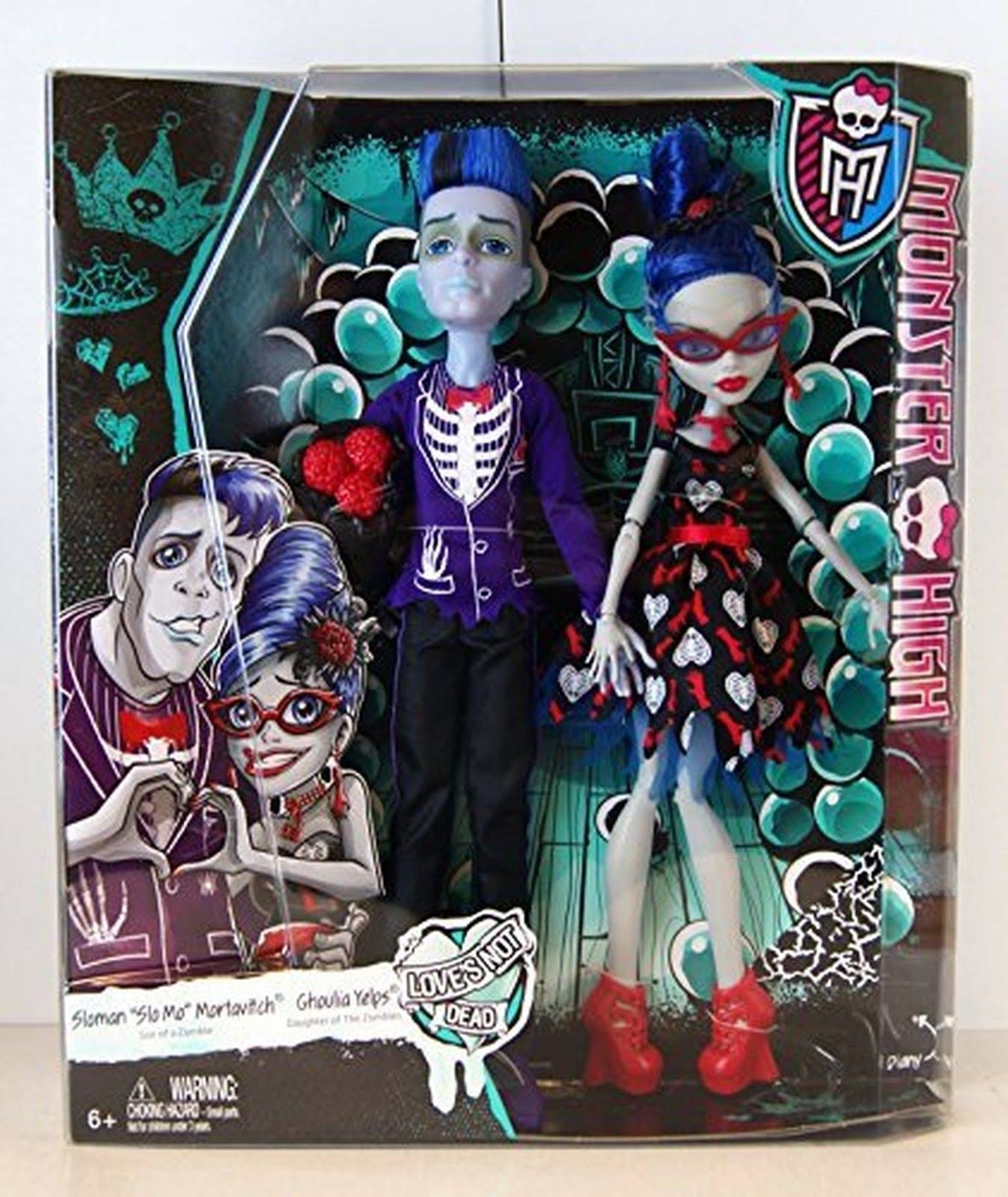 Monster High Love&s Not Dead - 2 Pack: SLO Mo u0026 Ghoulia Yelps