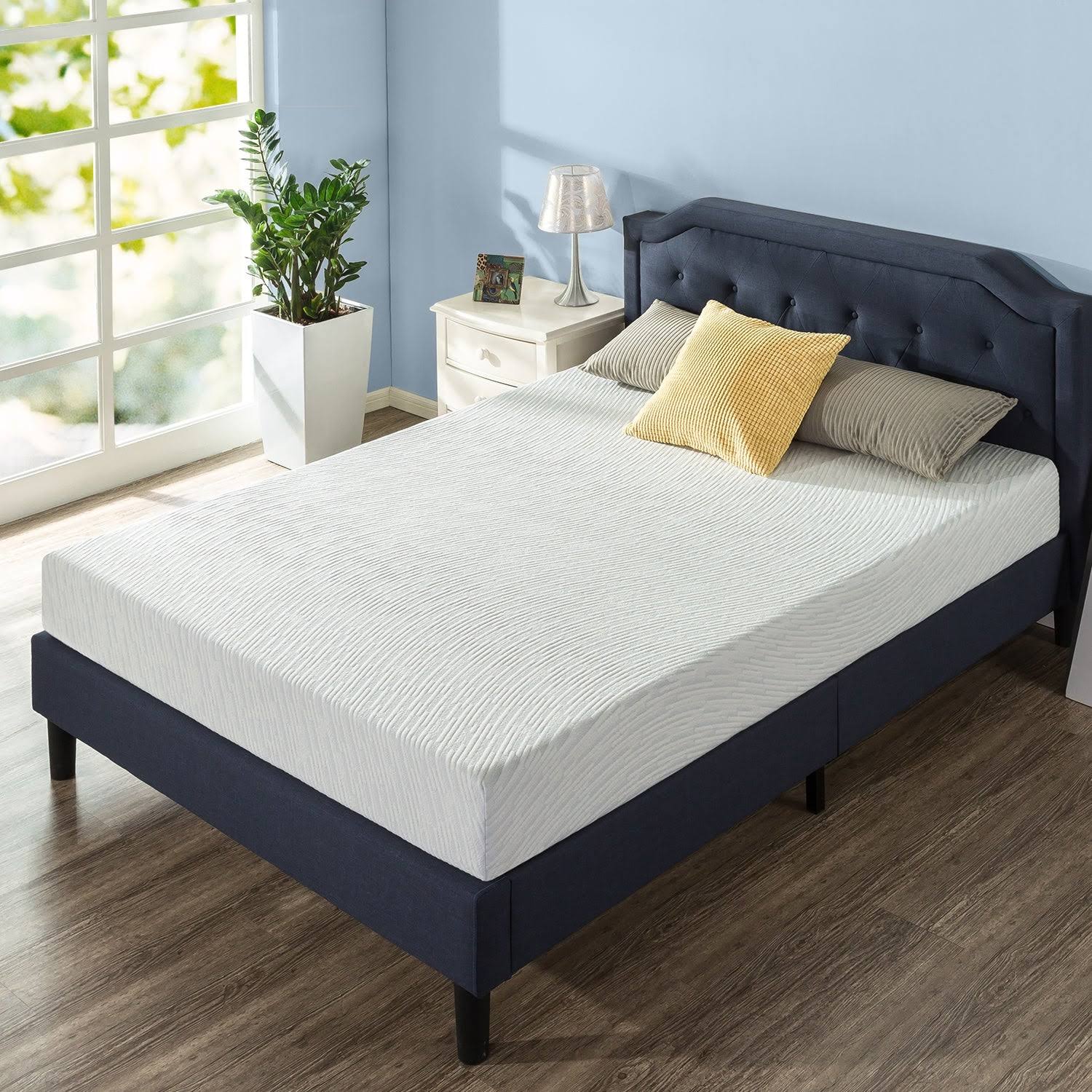 Zinus 8 inch Green Tea Pressure Relief Gel Memory Foam Mattress, Full