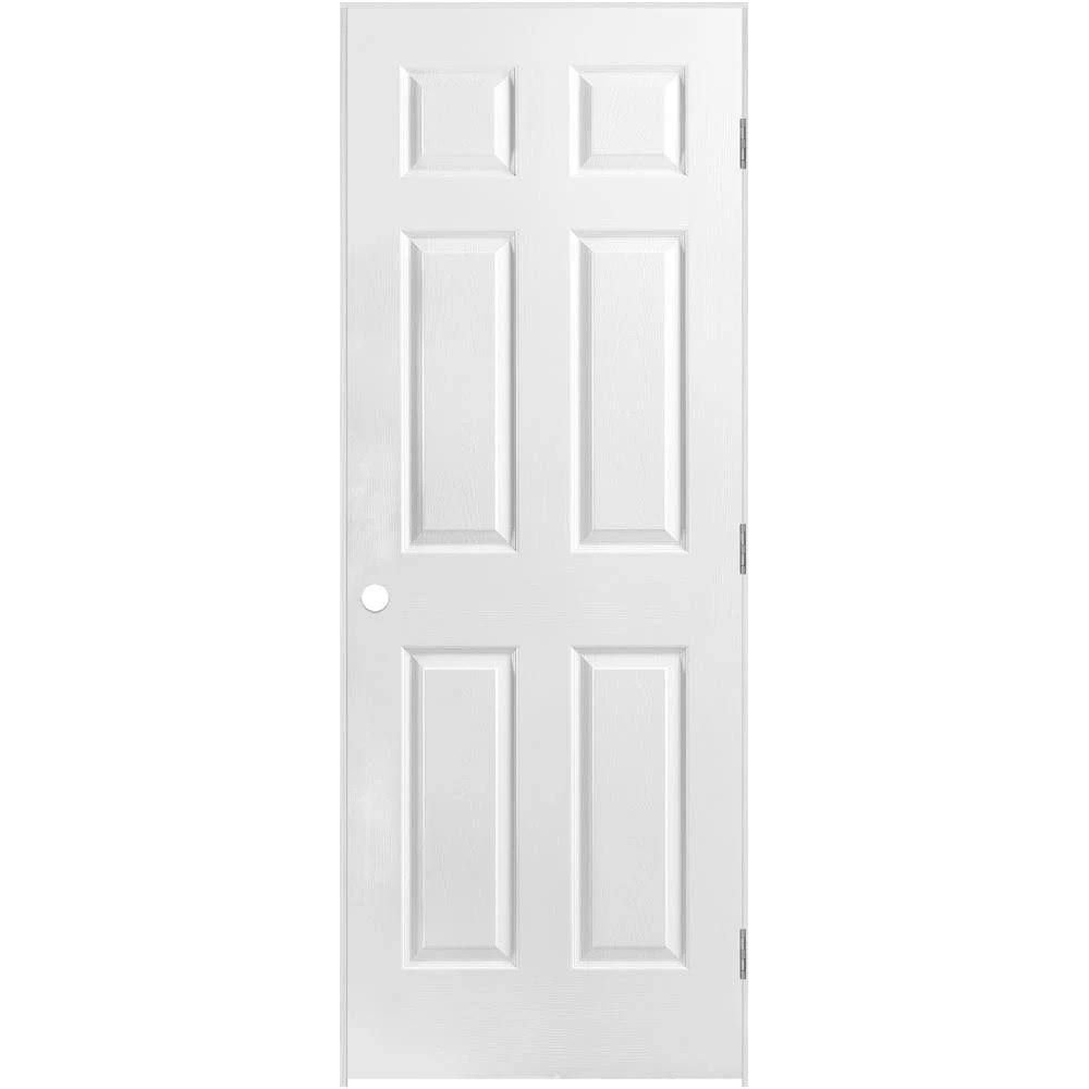 32 in. x 80 in. LH 6-Panel Prehung (SOLIDDOOR)