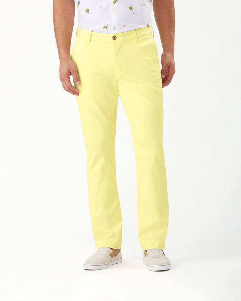 Men's Tommy Bahama Boracay Chinos, Size 32 x 34 - Yellow