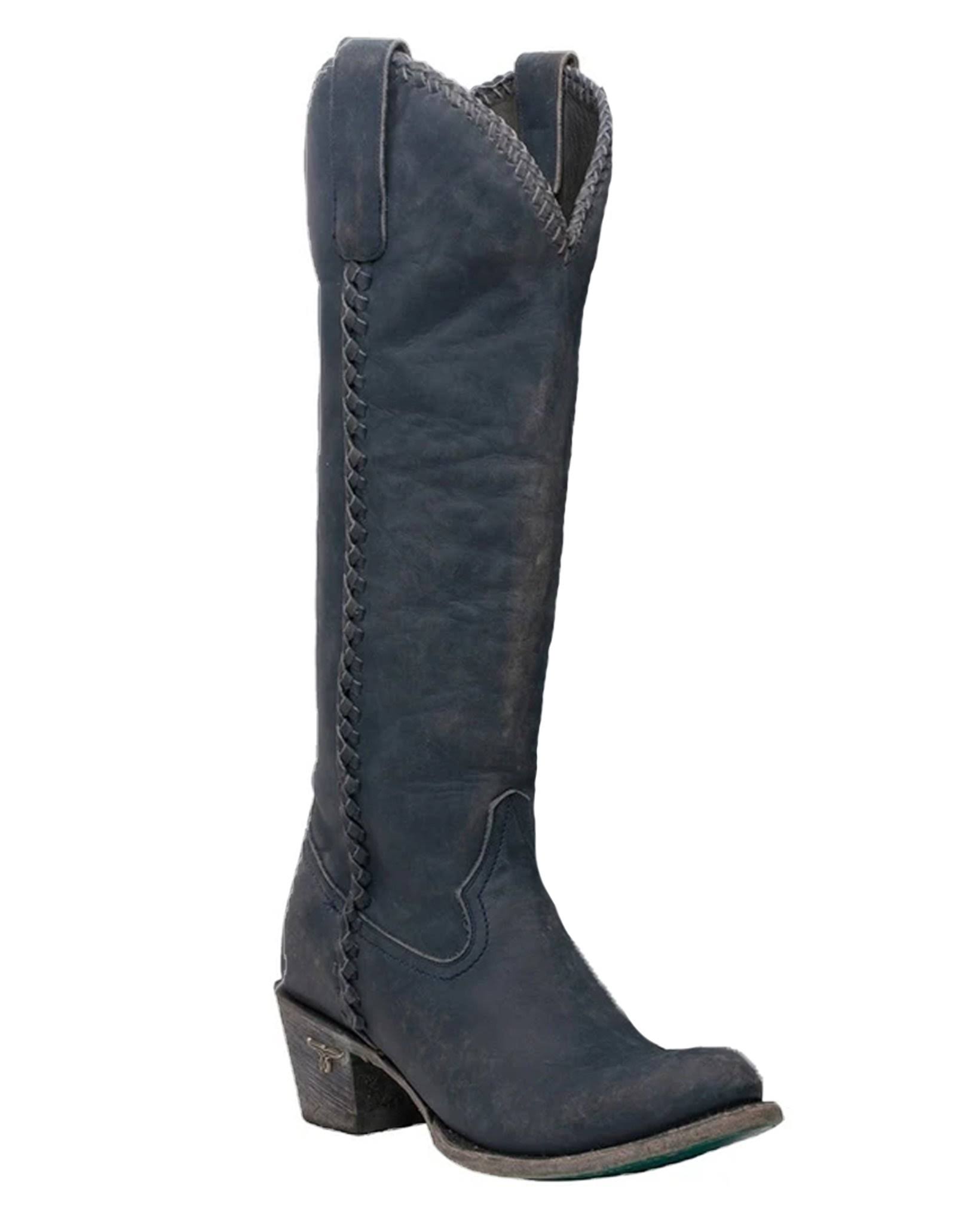 Lane Ladies Plain Jane Round Toe Boot, 7