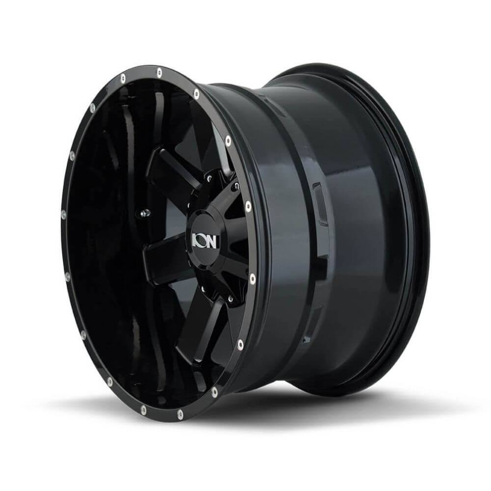 Ion Wheels 141 Gloss Black/Milled Spokes 20x9 8x180 ET0 141-2978M