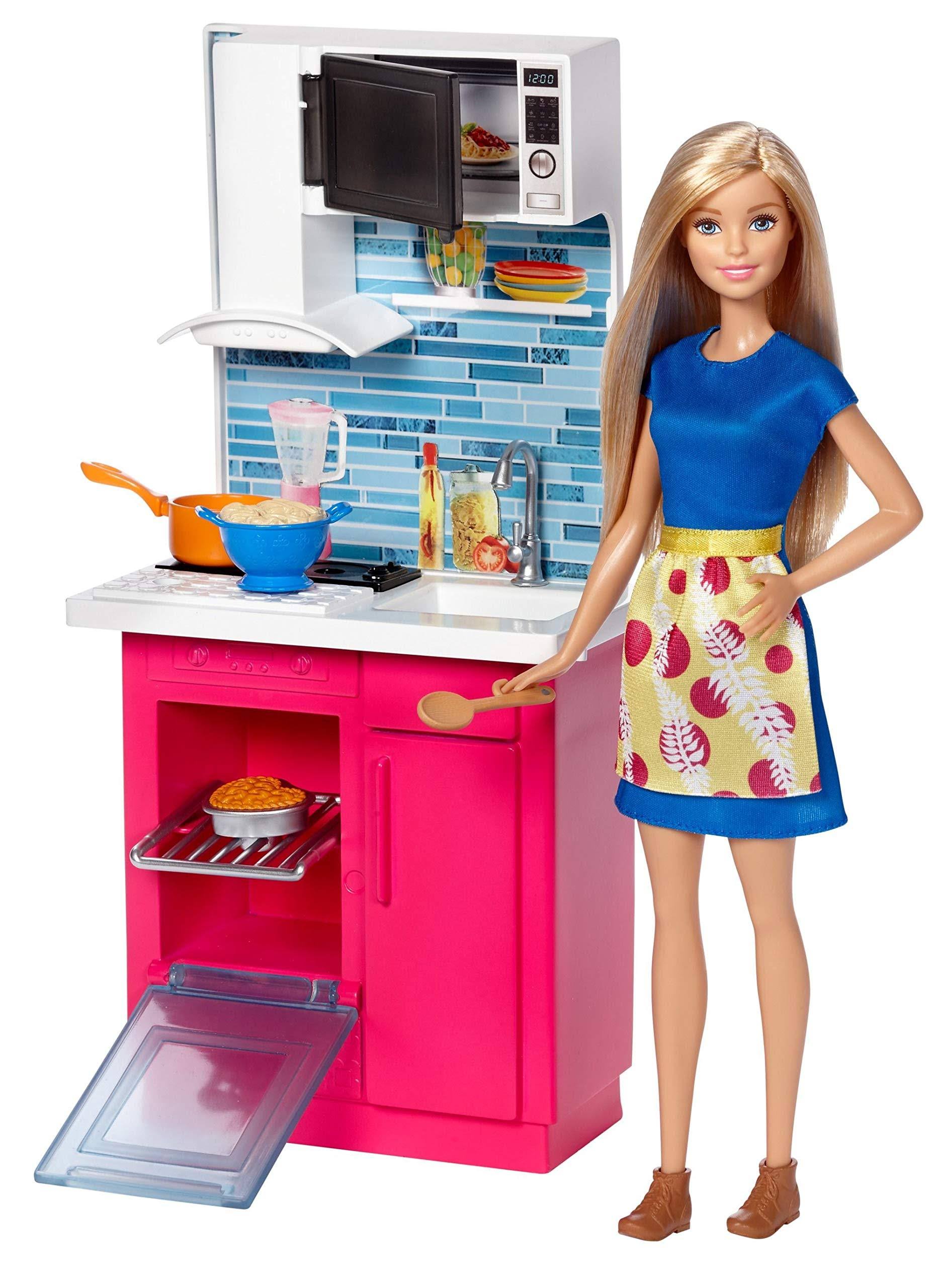Barbie Play Set, Doll and Furniture