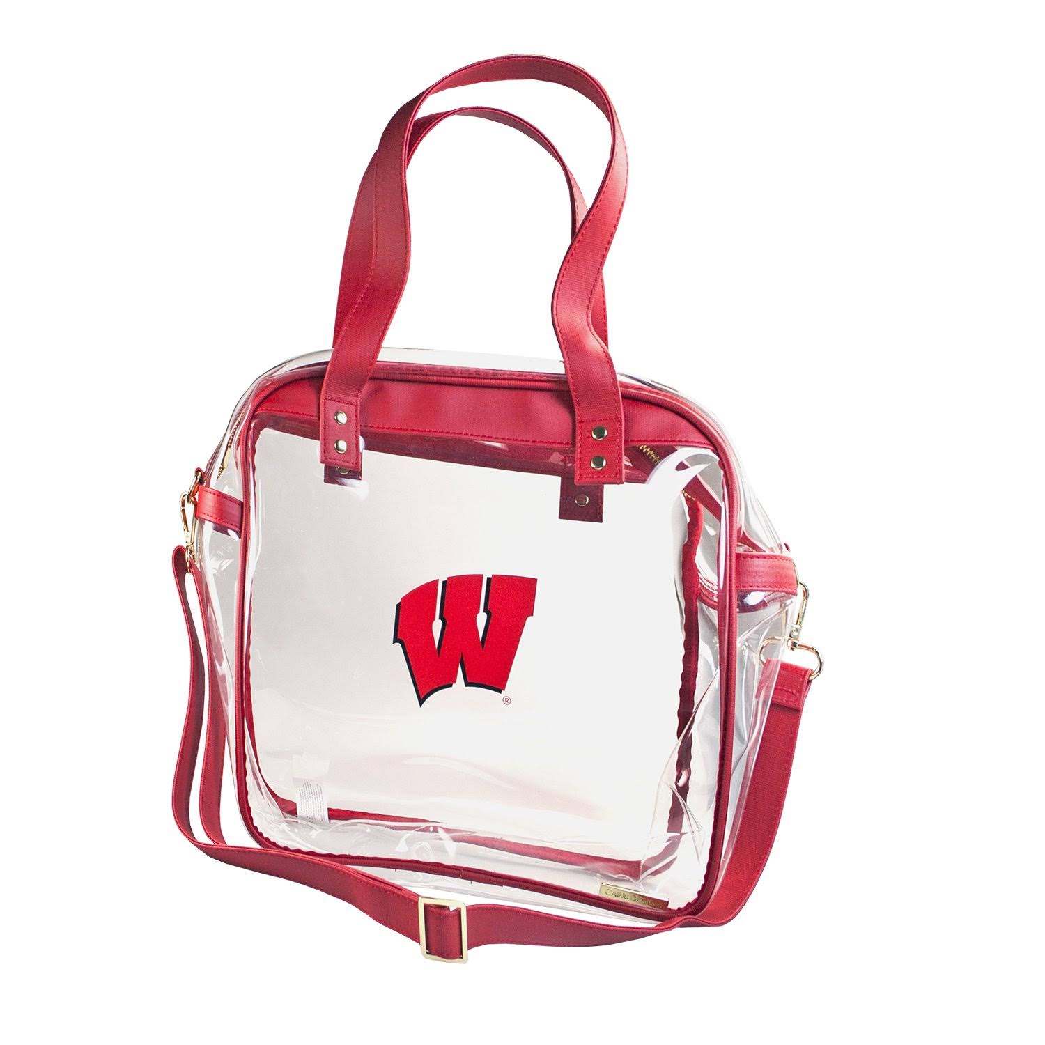 Capri Designs Carryall NCAA Tote - Licensed University of Wisconsin