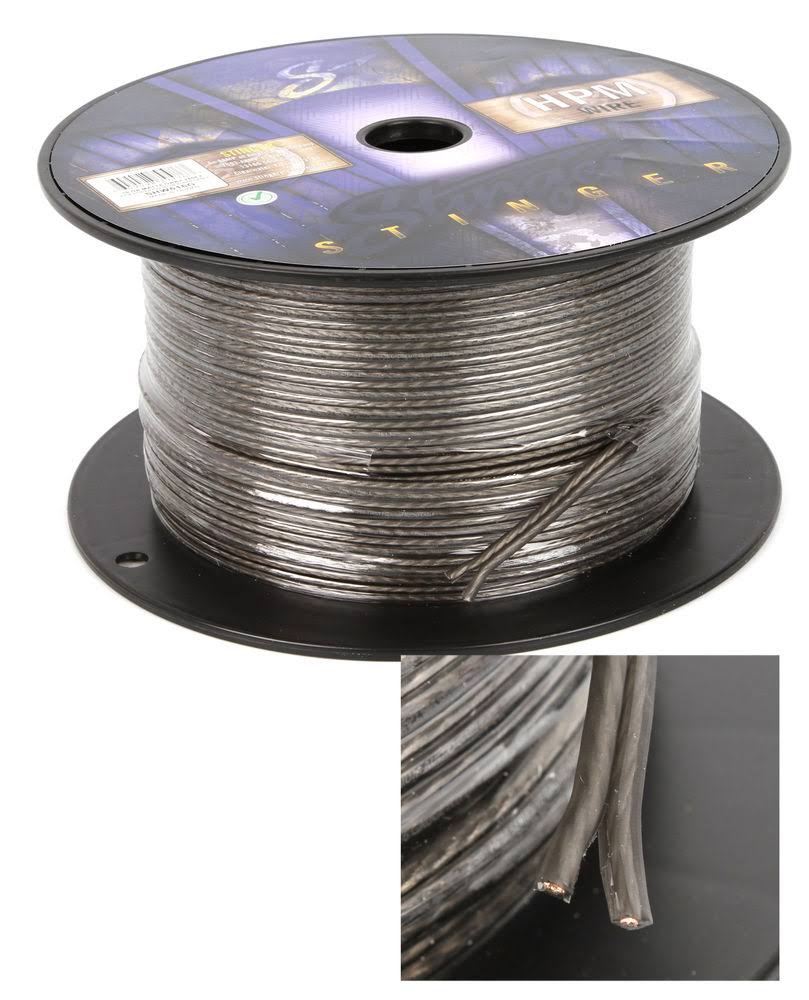 Stinger SHW516G 250 Feet of 16 Gauge Matte Gray Speaker Wire