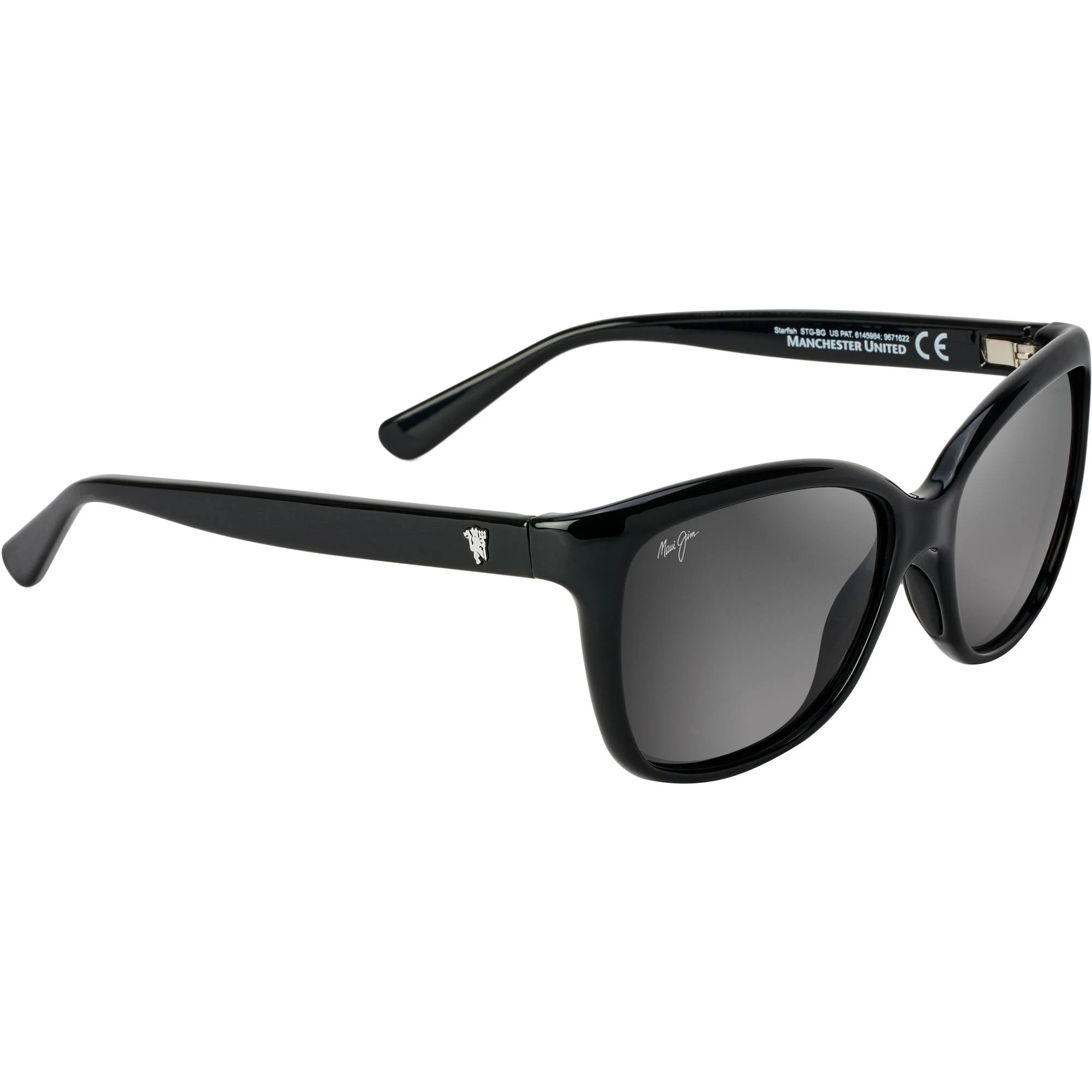 Maui Jim Manchester United Women&s Black Starfish Sunglasses