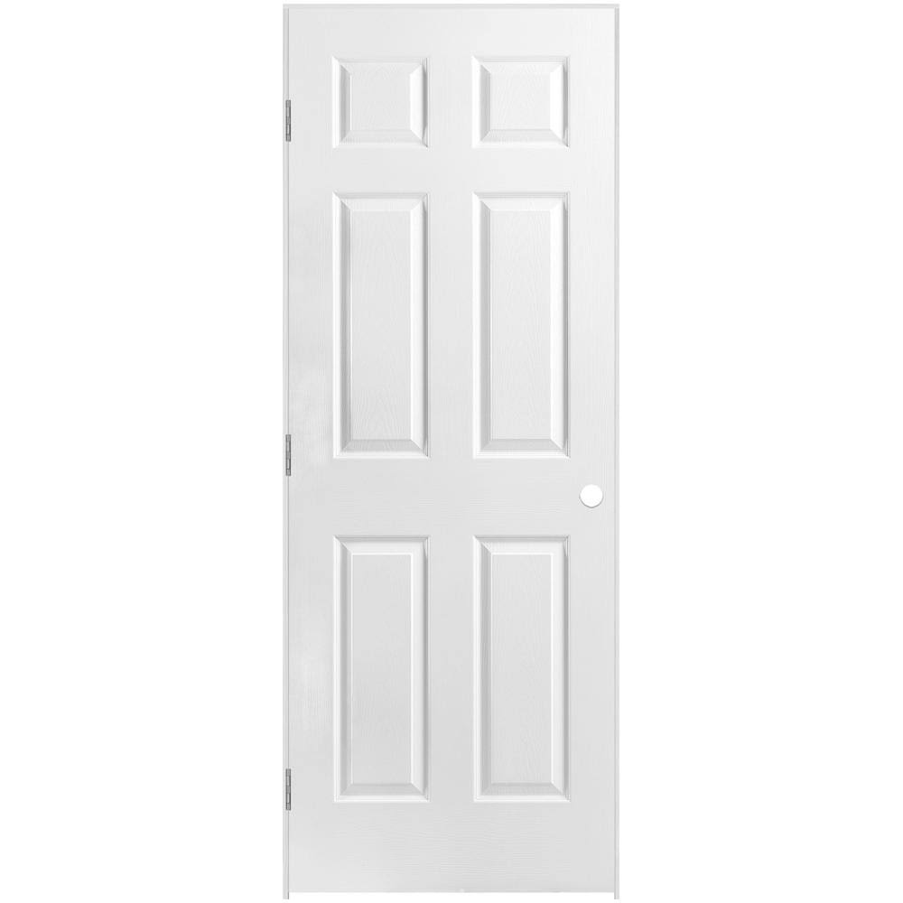24 in. x 80 in. RH 6-Panel Prehung (SOLIDDOOR)