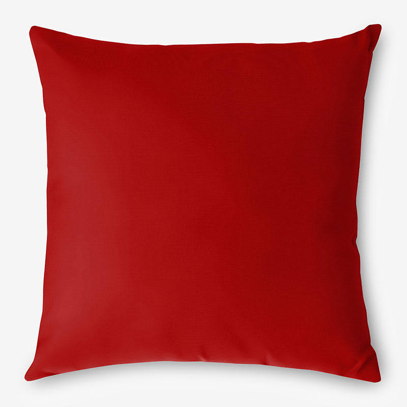 Sunbrella Outdoor Toss Pillows - Red, One size, Polyester Synthetic | The Company Store