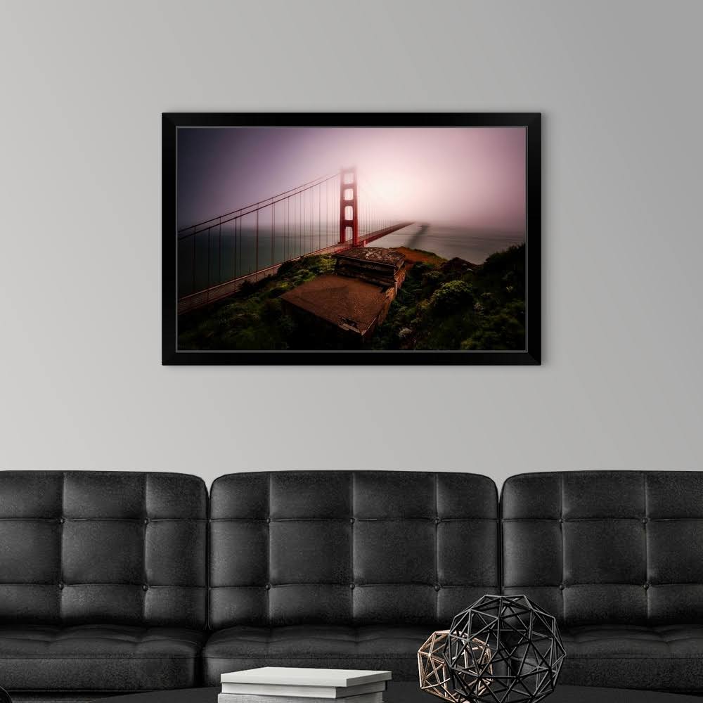 White Out | Black Framed Wall Art | 36x24 | Great Big Canvas
