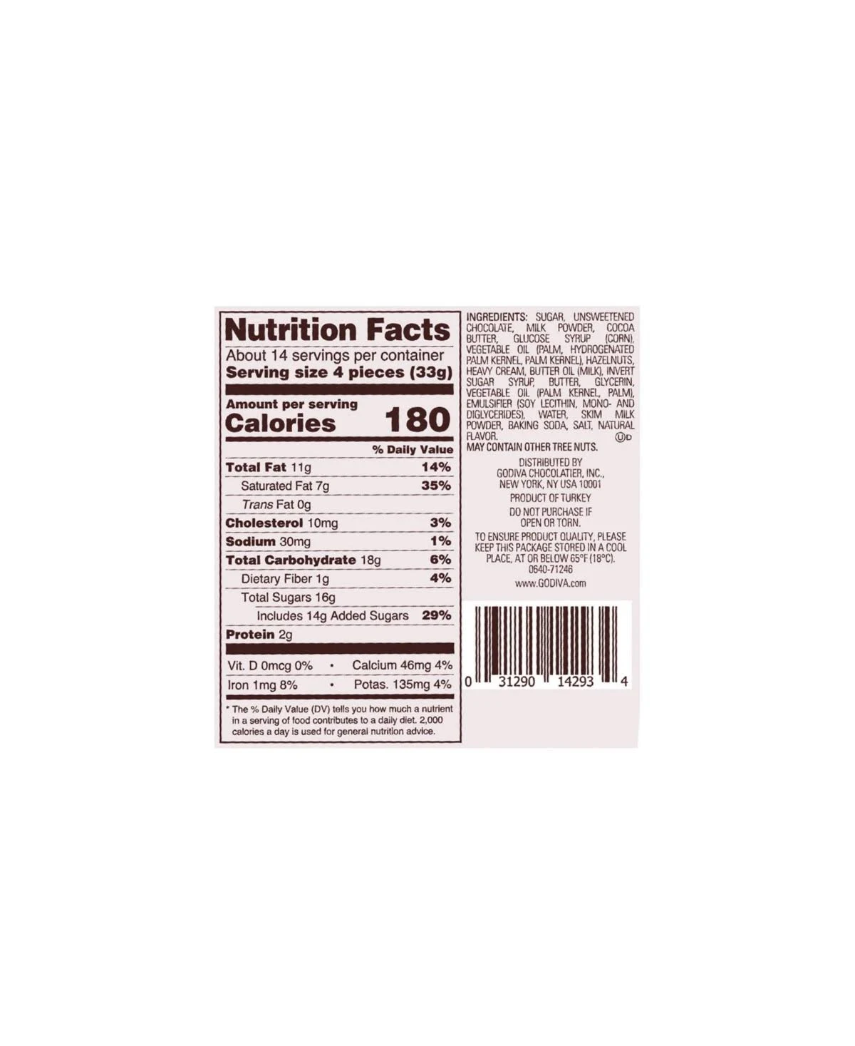 Godiva Masterpieces Assorted Flower Box, Pack of 4