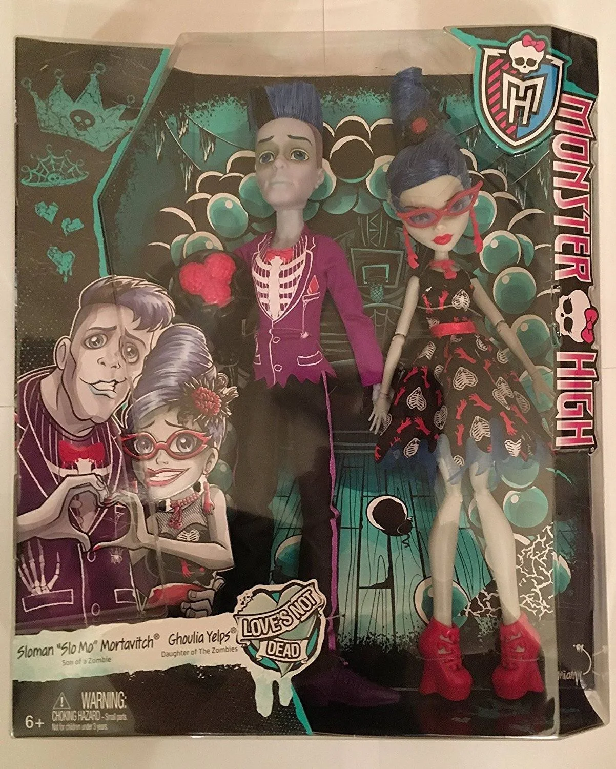 Monster High Love&s Not Dead Ghoulia u0026 Slo Mo Doll Set