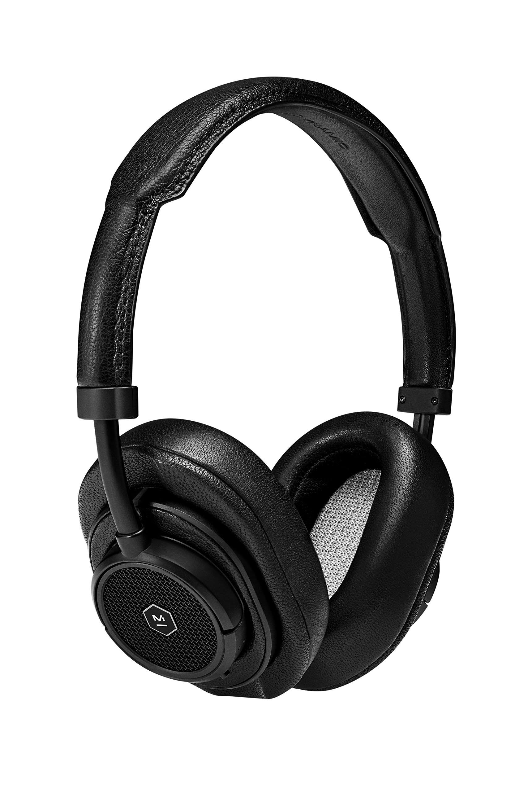 Master u0026 Dynamic - MW50+ 2-in-1 Wireless on + Over-Ear Headphones - Black
