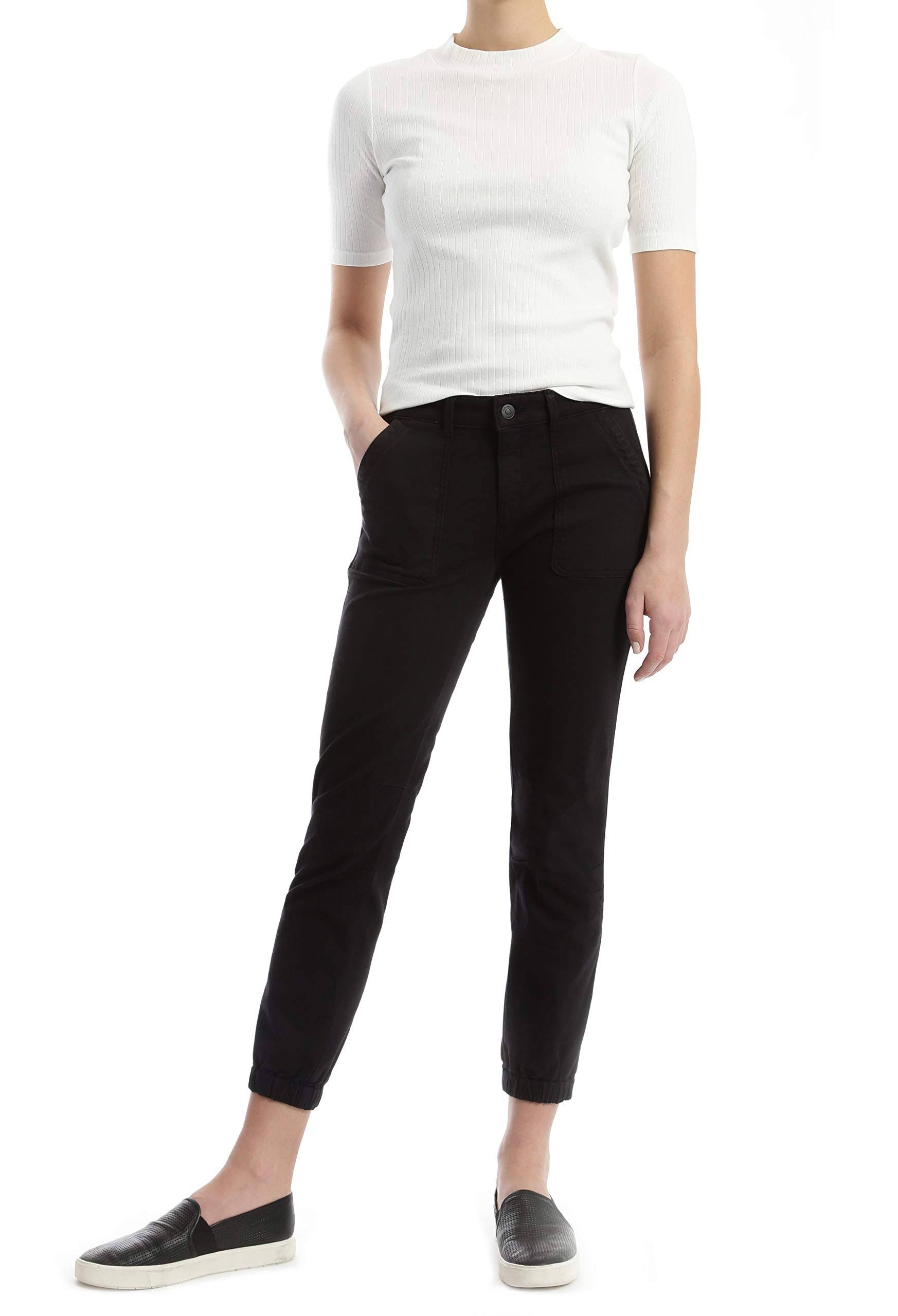 Mavi Jeans Ivy Slim Cargo in Black Twill Black Twill, Men&s, Size: 32