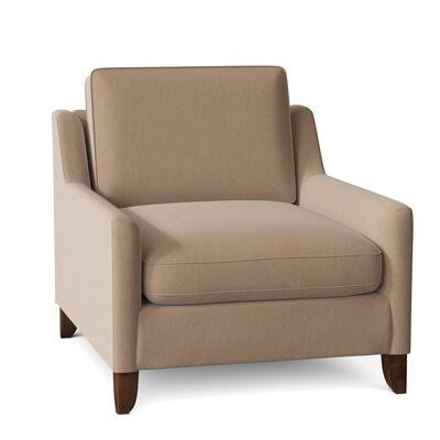 Haleigh 33x22 Wide Armchair Body Fabric: Max Flax