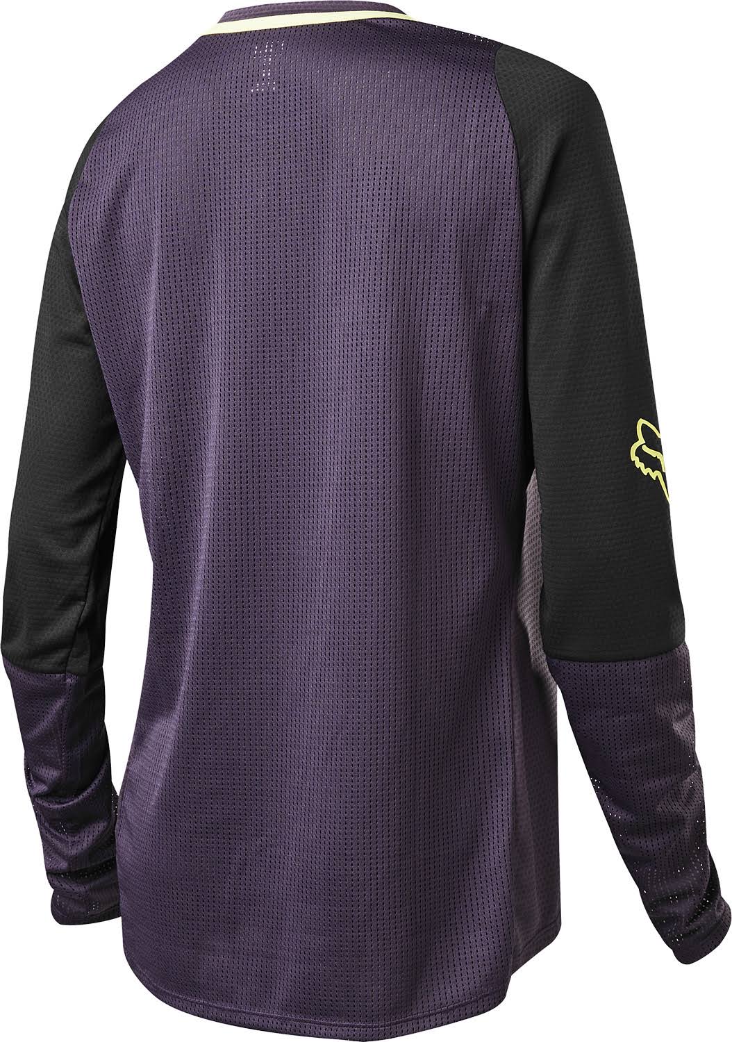 Fox Racing Womens Defend Long Sleeve Jersey - Dark Purple