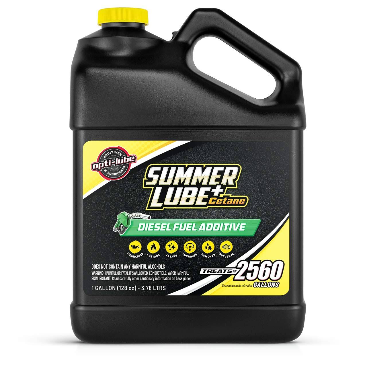 Opti-Lube Summer+ Formula Diesel Fuel Additive: 1 Gallon Without Accessories Treats Up to 2,560 Gallons