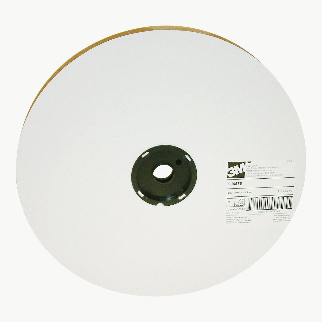 3M Scotch SJ4575 Dual Lock Low Profile Reclosable Fastener: 1 in. x 50 yds. (Black)