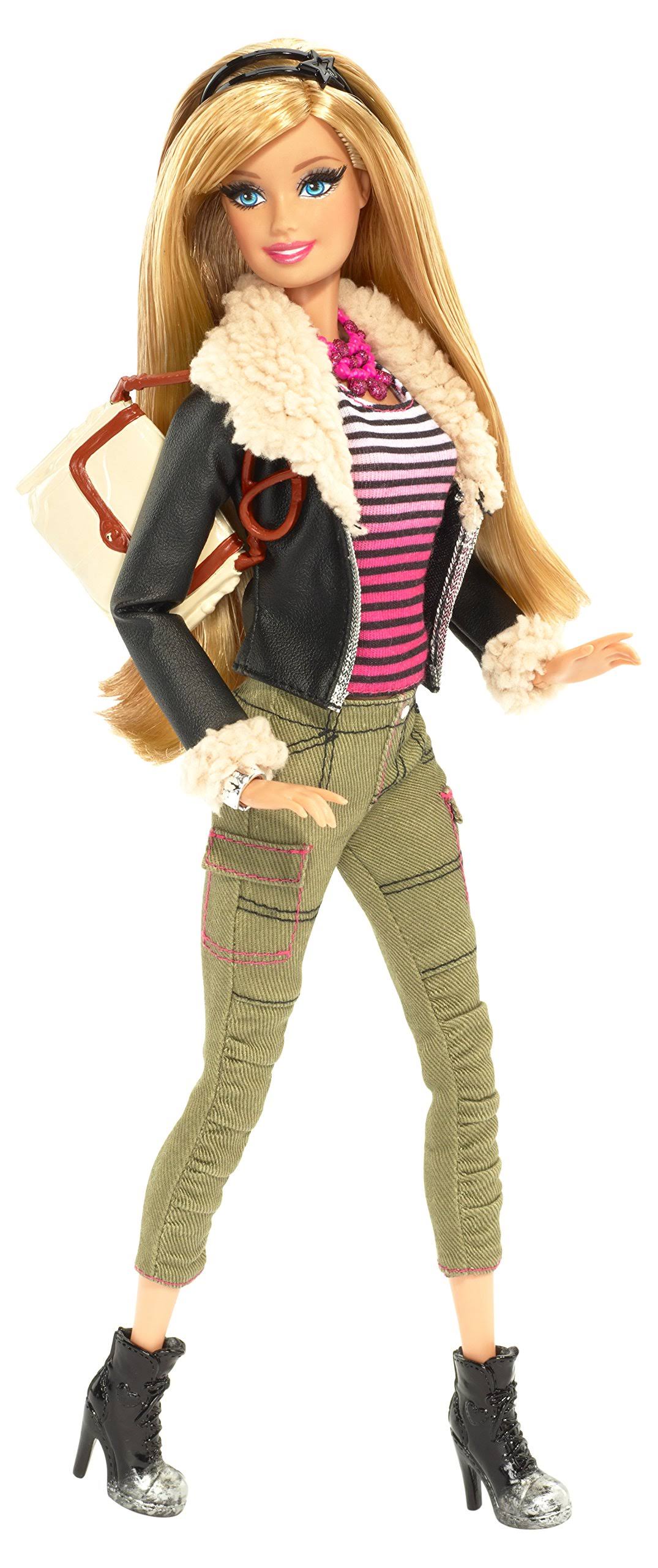 Barbie Style Doll - Leather Jacket