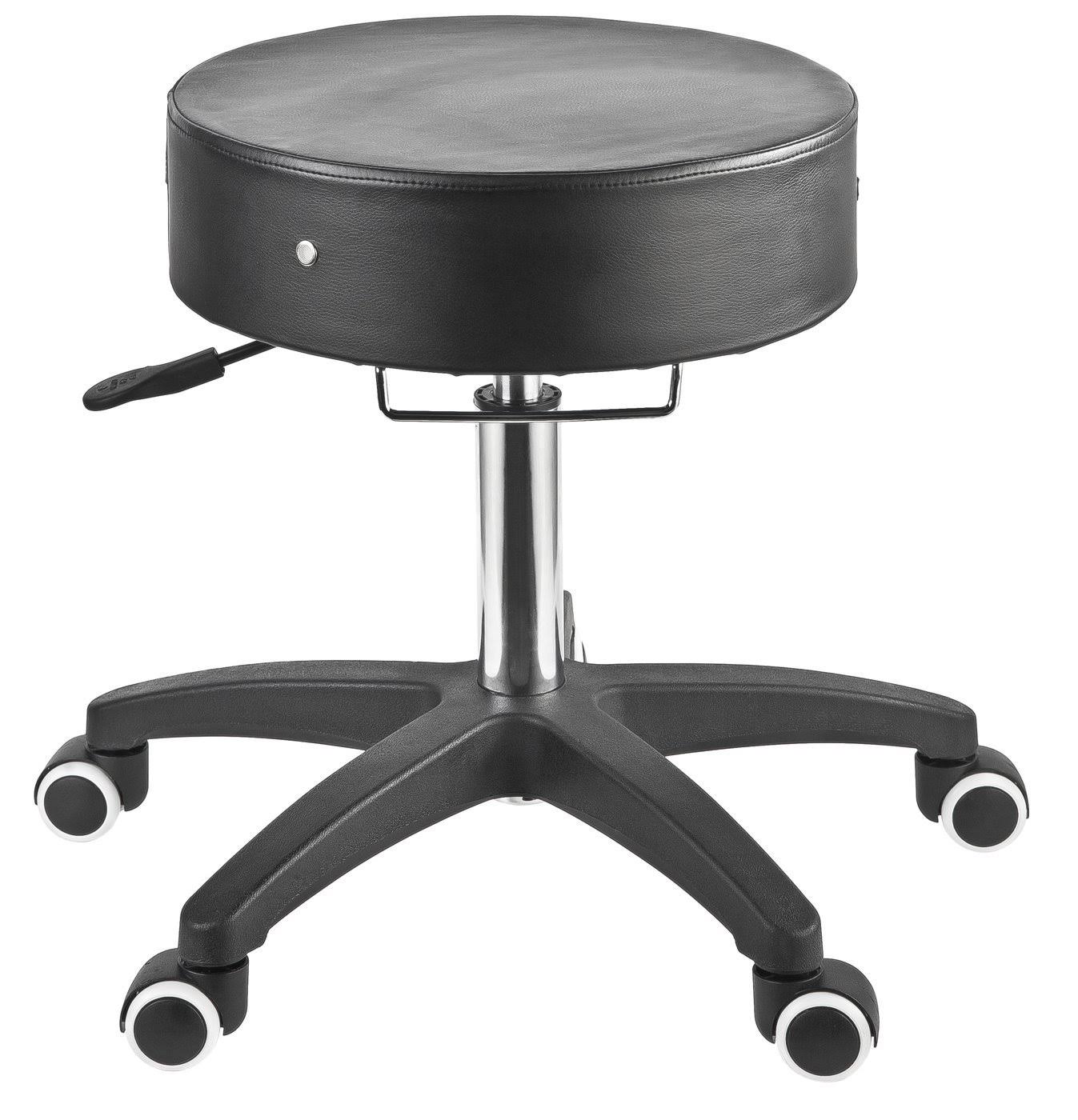 Master Massage The Glider Adjustable Rolling Stool Black from ScripHessco