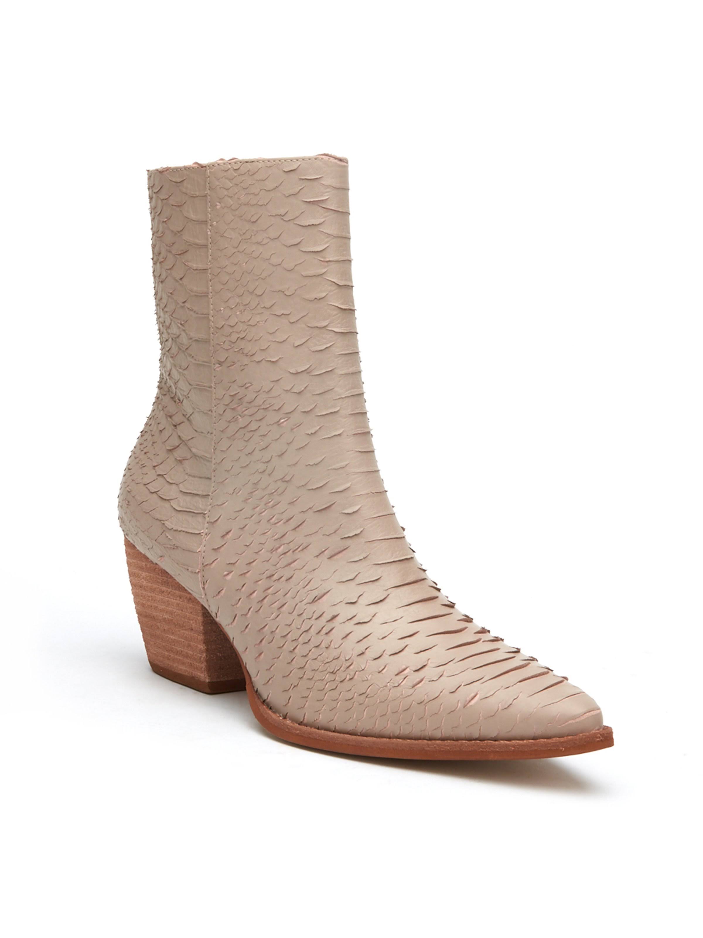 Matisse Caty Bootie Ivory Snake