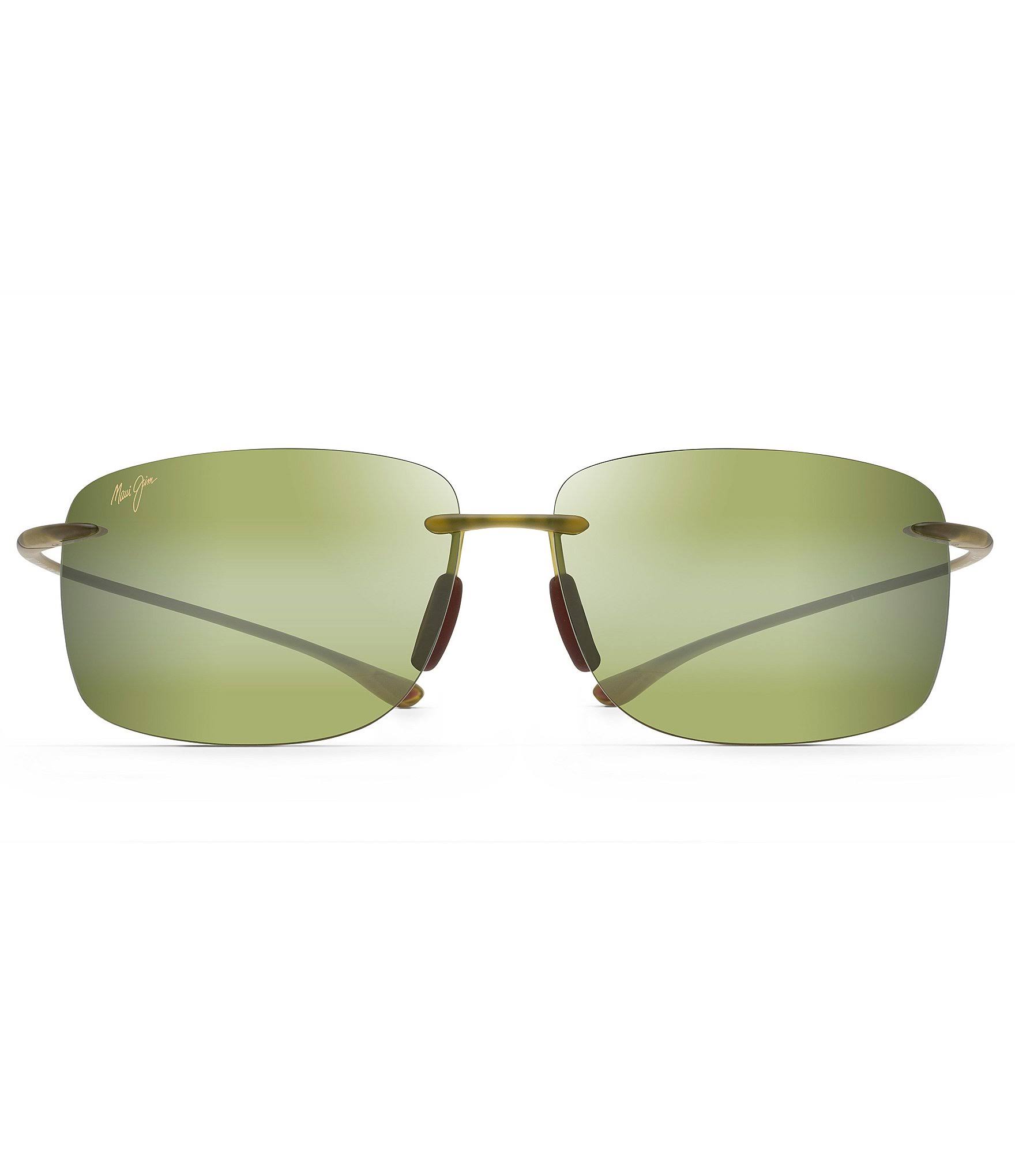 Maui Jim Hema Matte Olive Polarized Sunglasses