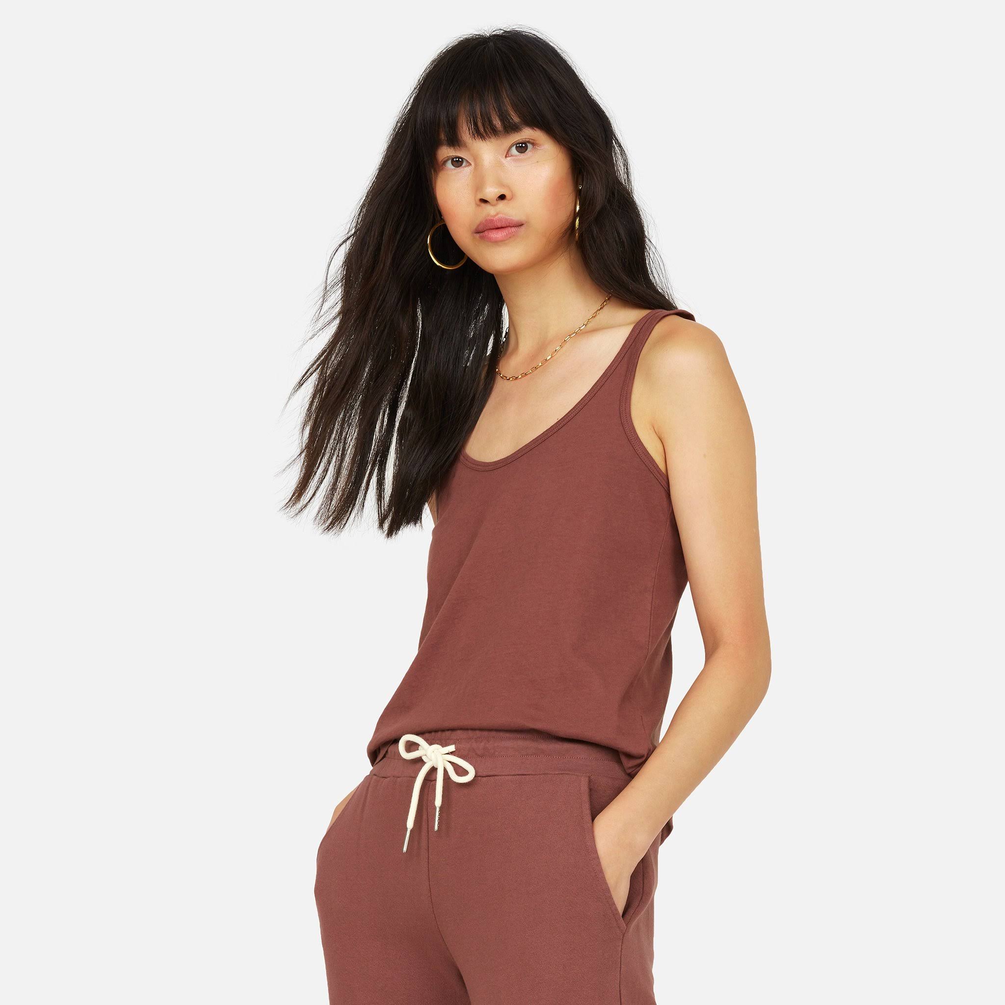 Organic Cotton Layering Tank Plum / Xs