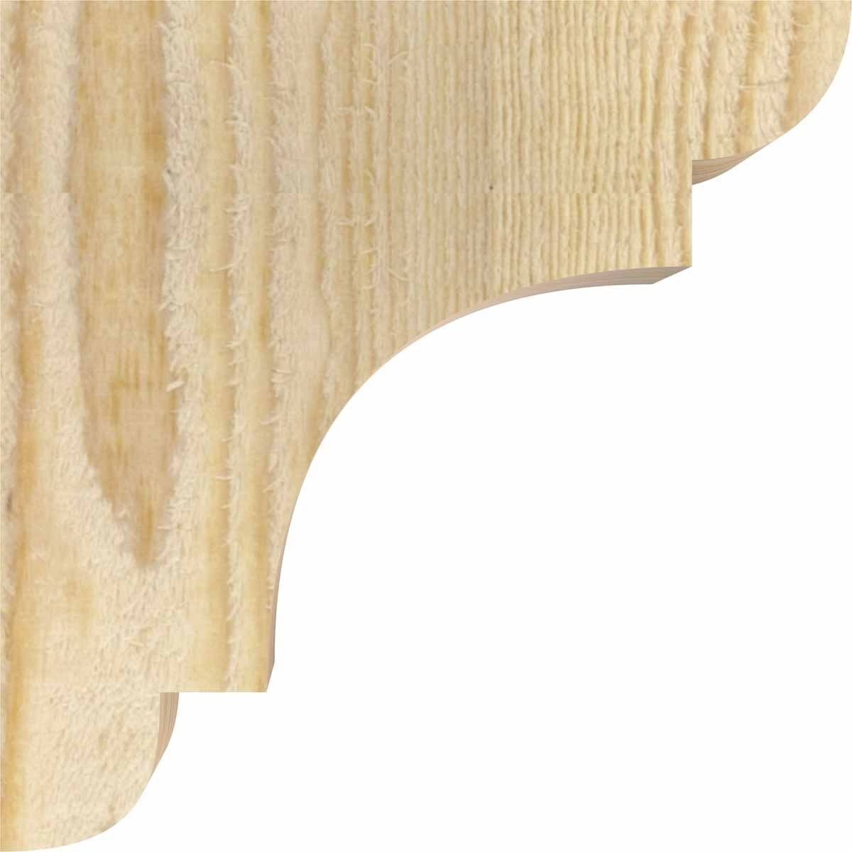 Ekena Millwork COR06X06X14NEB00RDF 6x22W x 6x22D x 14x22H New Brighton Rough Sawn Corbel, Douglas Fir