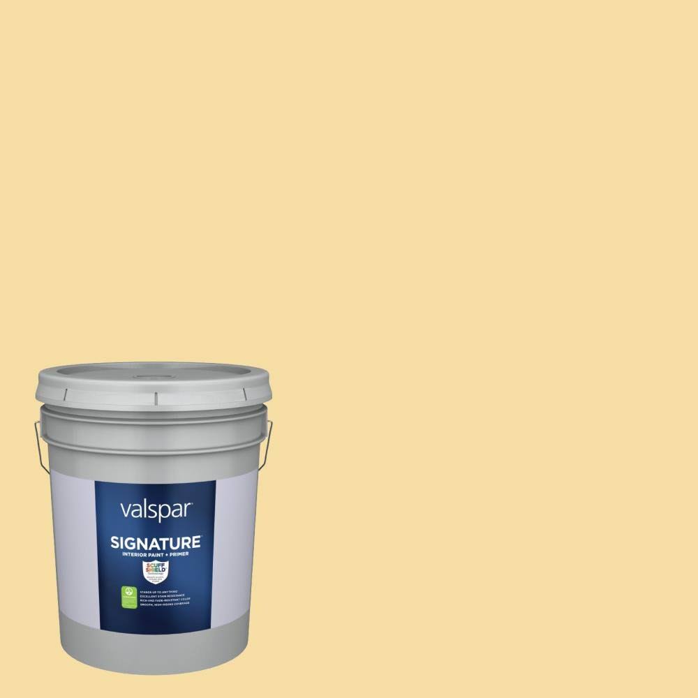 Valspar Signature Satin Butter Up Hgsw1196 Interior Paint (5-Gallon) | HGSW1196-773966